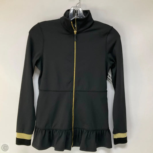 Jacket Designer By Kate Spade In Black, Size: Xxs