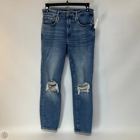Jeans Straight By Good American In Blue Denim, Size: 2