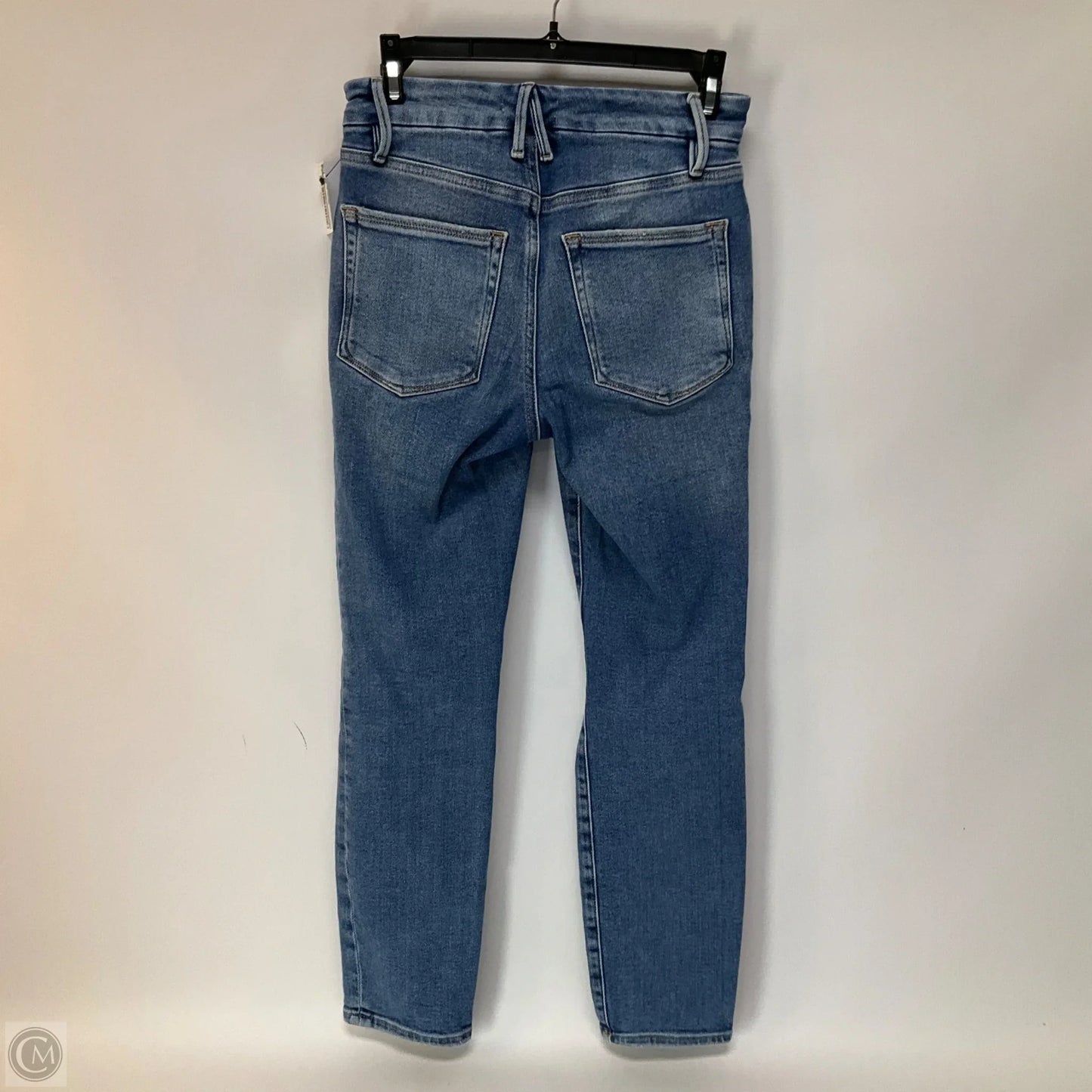 Jeans Straight By Good American In Blue Denim, Size: 2