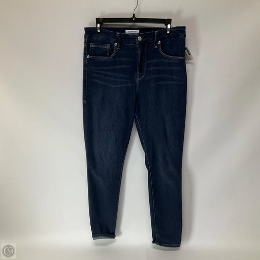 Jeans Skinny By Good American In Blue Denim, Size: 8