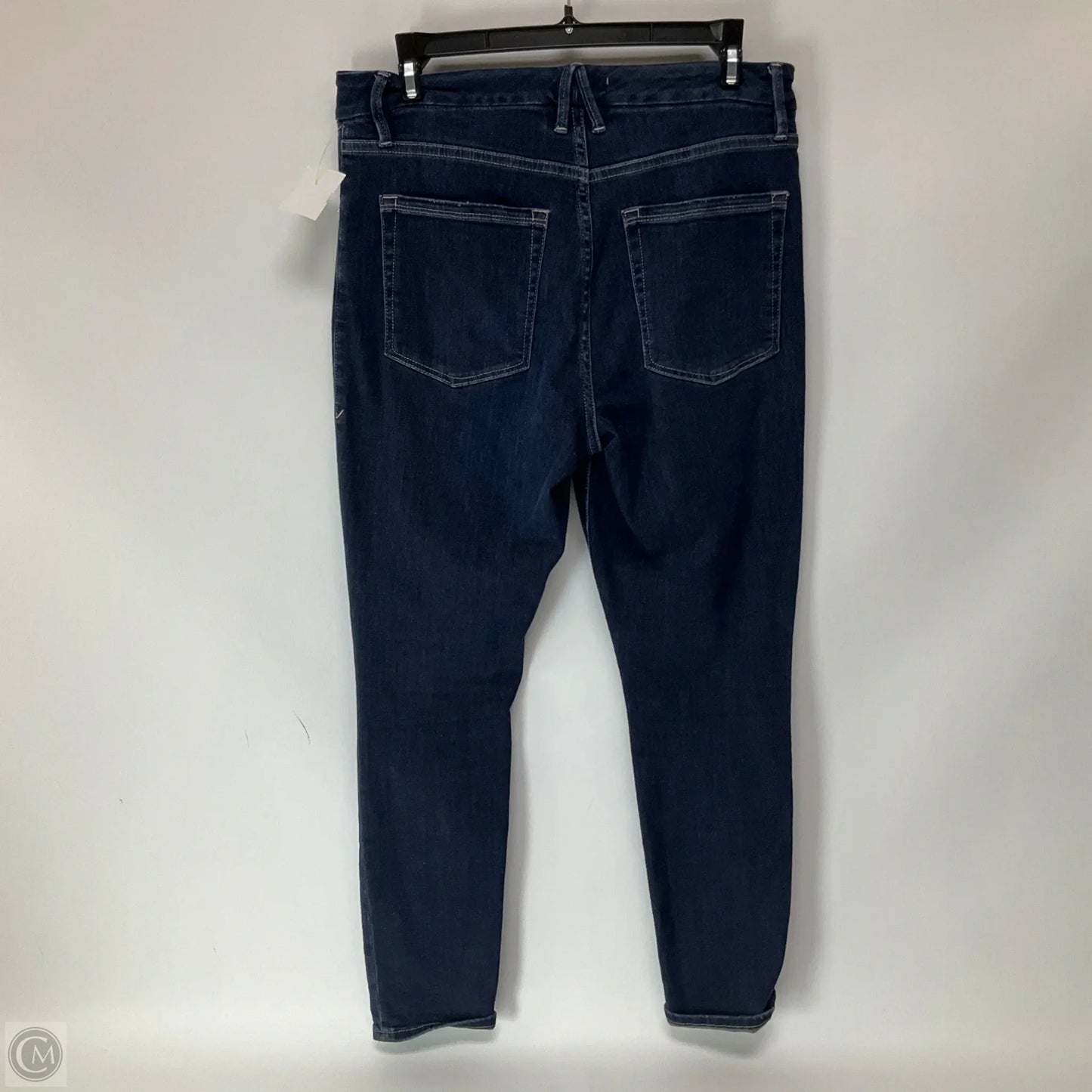 Jeans Skinny By Good American In Blue Denim, Size: 8