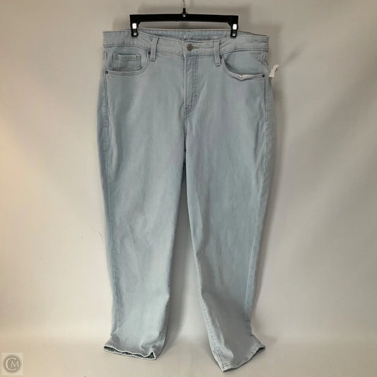 Jeans Straight By Old Navy In Blue Denim, Size: 14