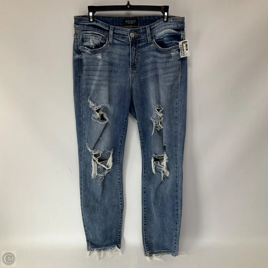 Jeans Boyfriend By Judy Blue In Blue Denim, Size: 6