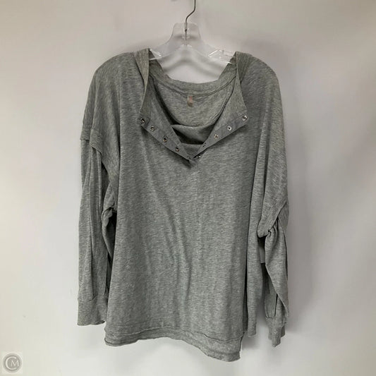 Top Long Sleeve By Free People In Grey, Size: L