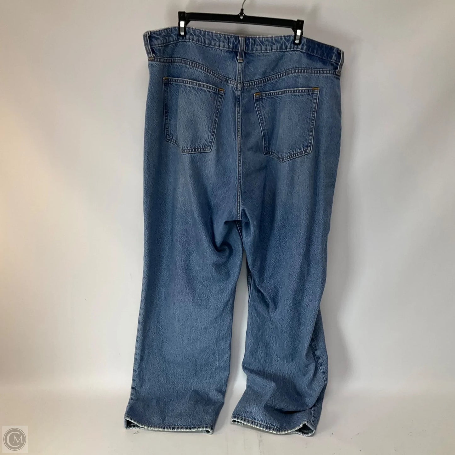 Jeans Wide Leg By Abercrombie And Fitch In Blue, Size: 18
