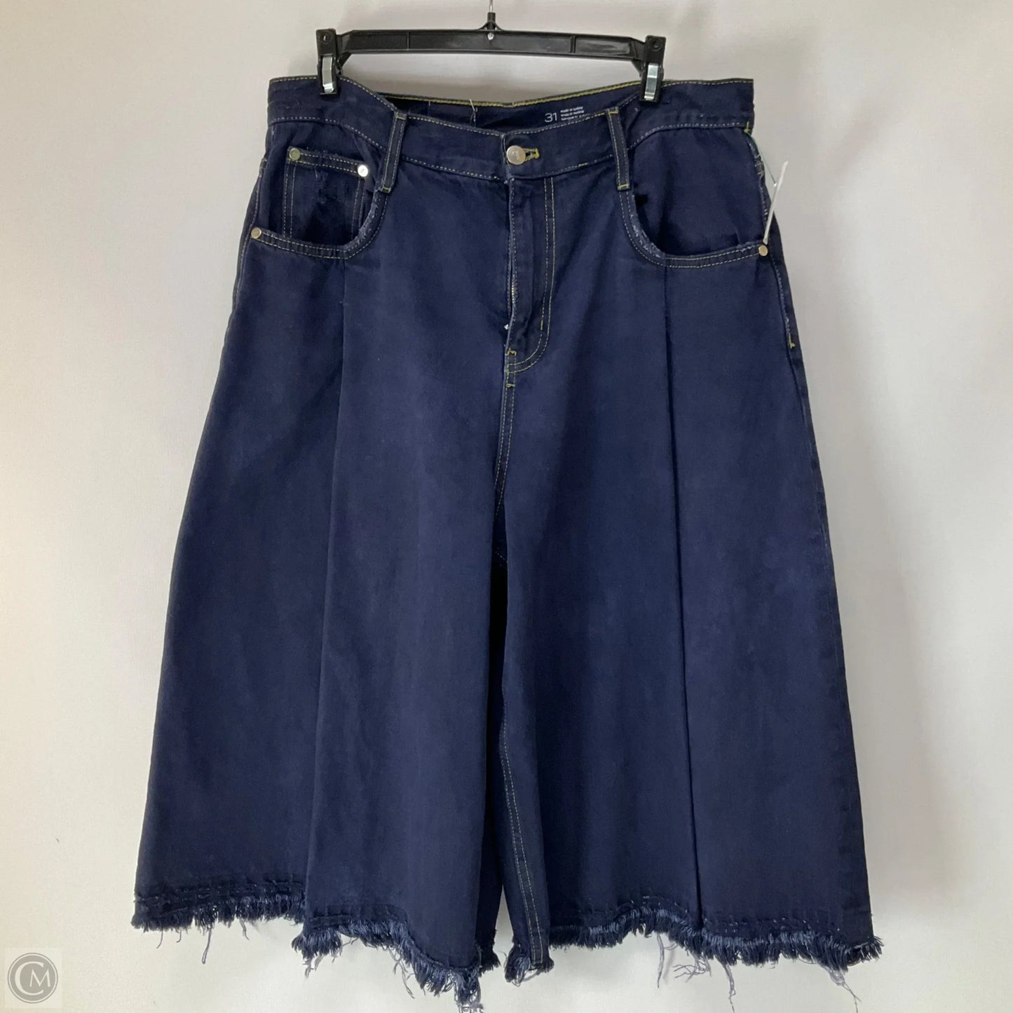 Pants Cropped By Pilcro In Blue Denim, Size: 12