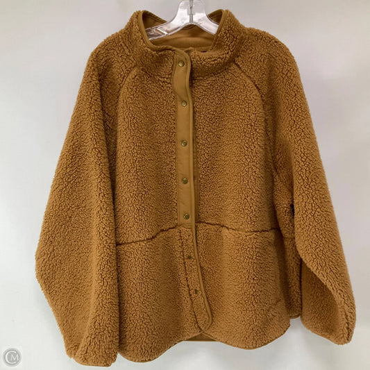 Jacket Fleece By Sonoma In Tan, Size: 2x