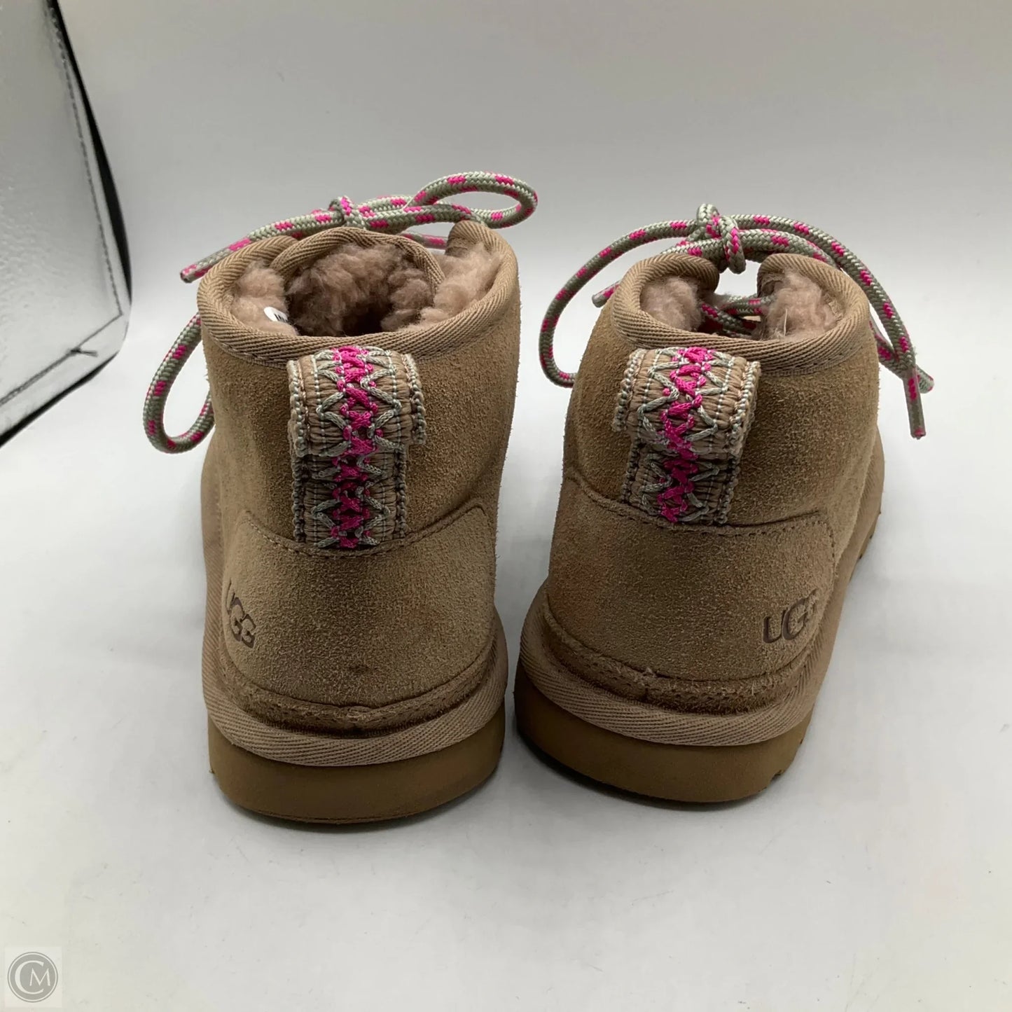 Boots Designer By Ugg In Beige, Size: 6