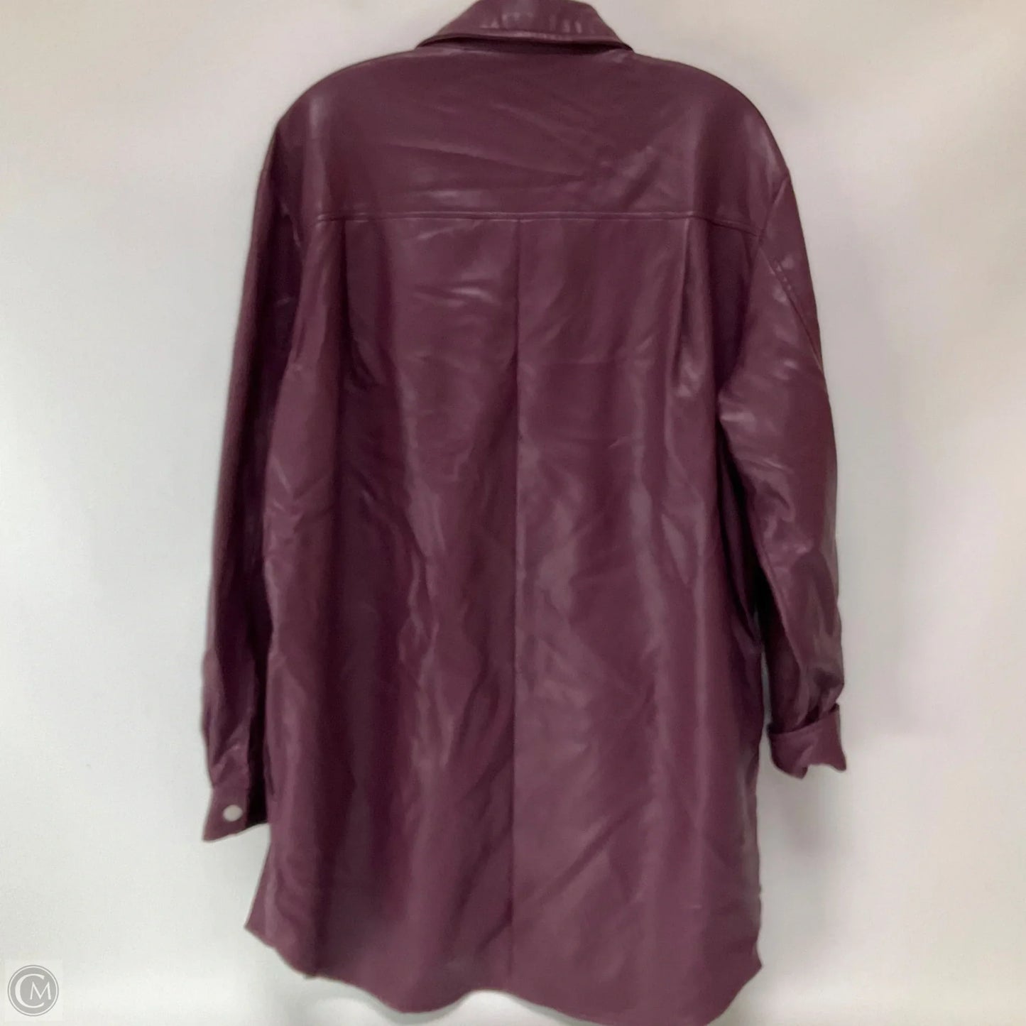 Jacket Shirt By Bagatelle In Purple, Size: Xl