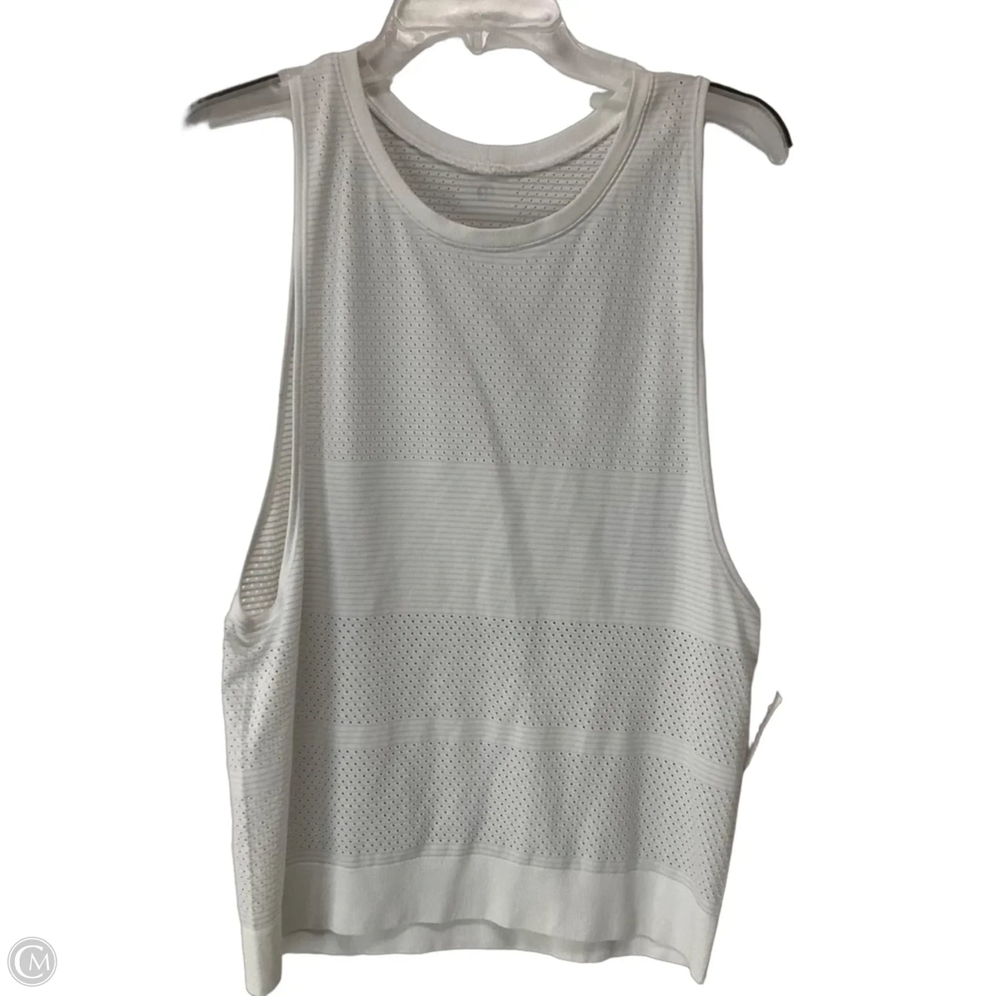 Athletic Tank Top By Lululemon In White, Size: 6