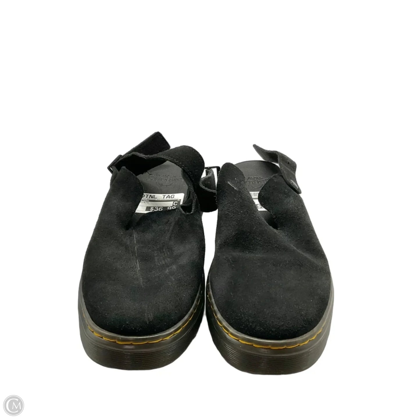 Shoes Flats By Dr Martens In Black, Size: 10