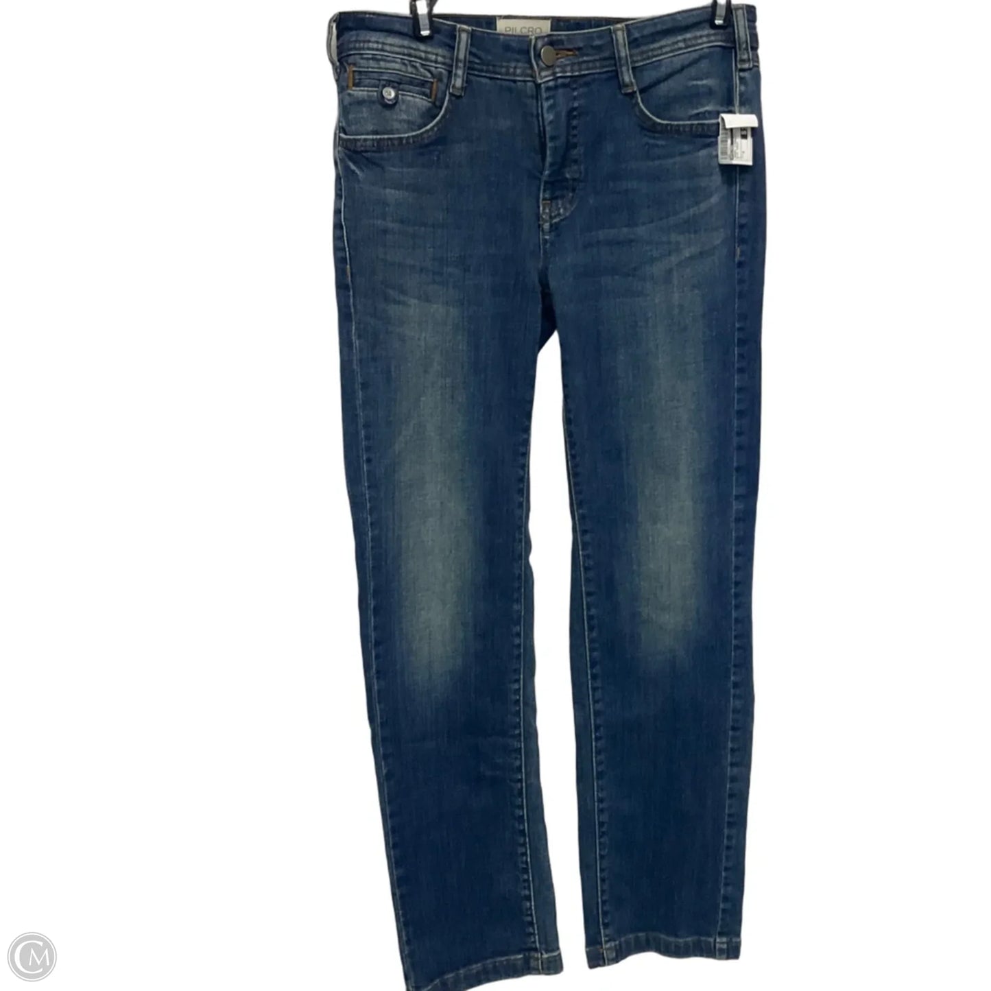 Jeans Straight By Pilcro In Blue Denim, Size: 2