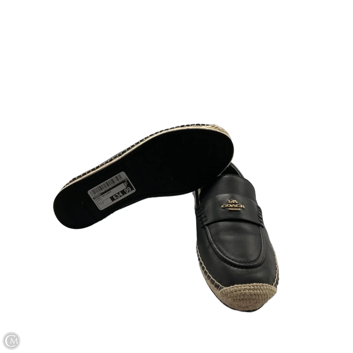 Shoes Designer By Coach In Black, Size: 7