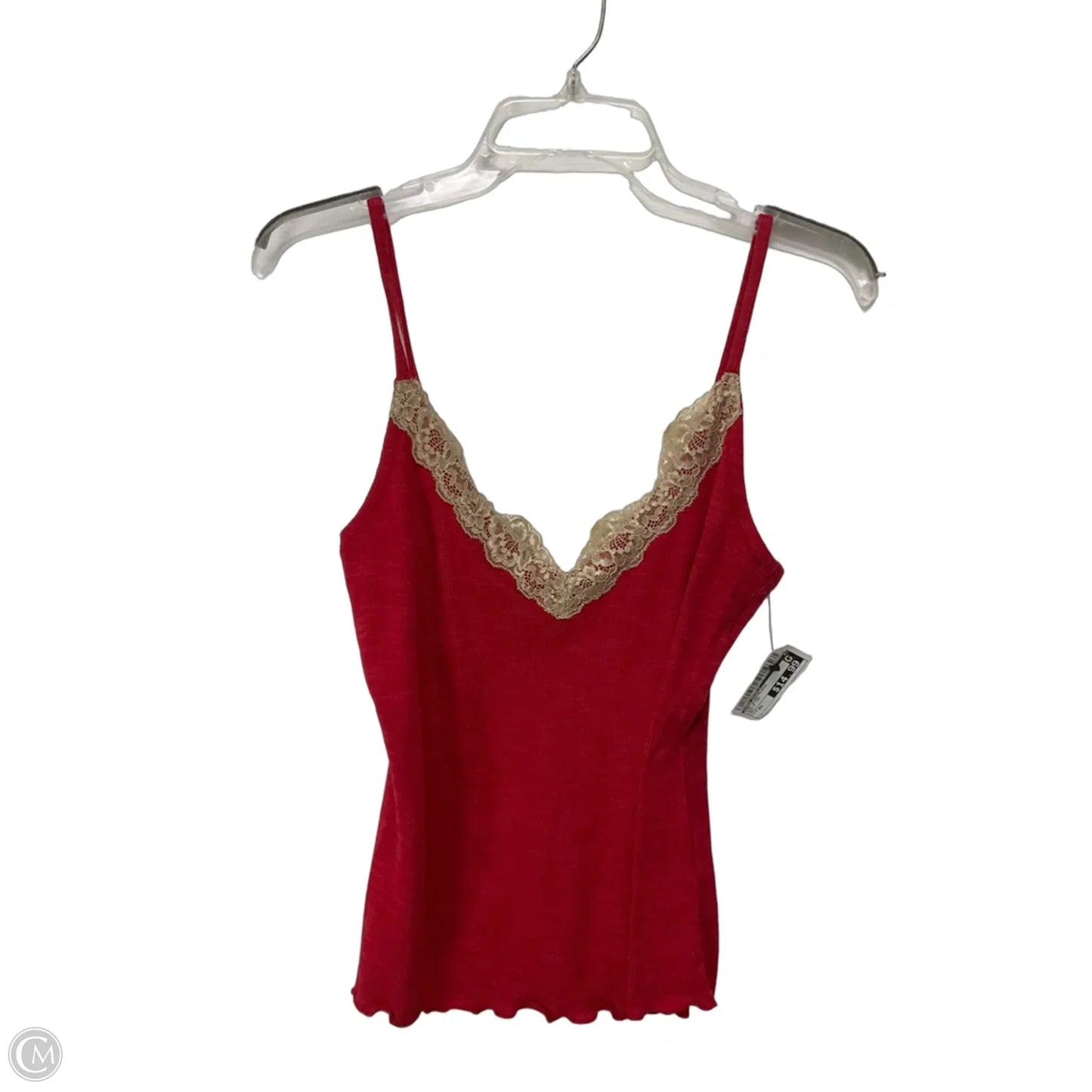 Top Sleeveless By Free People In Red & Tan, Size: Xs