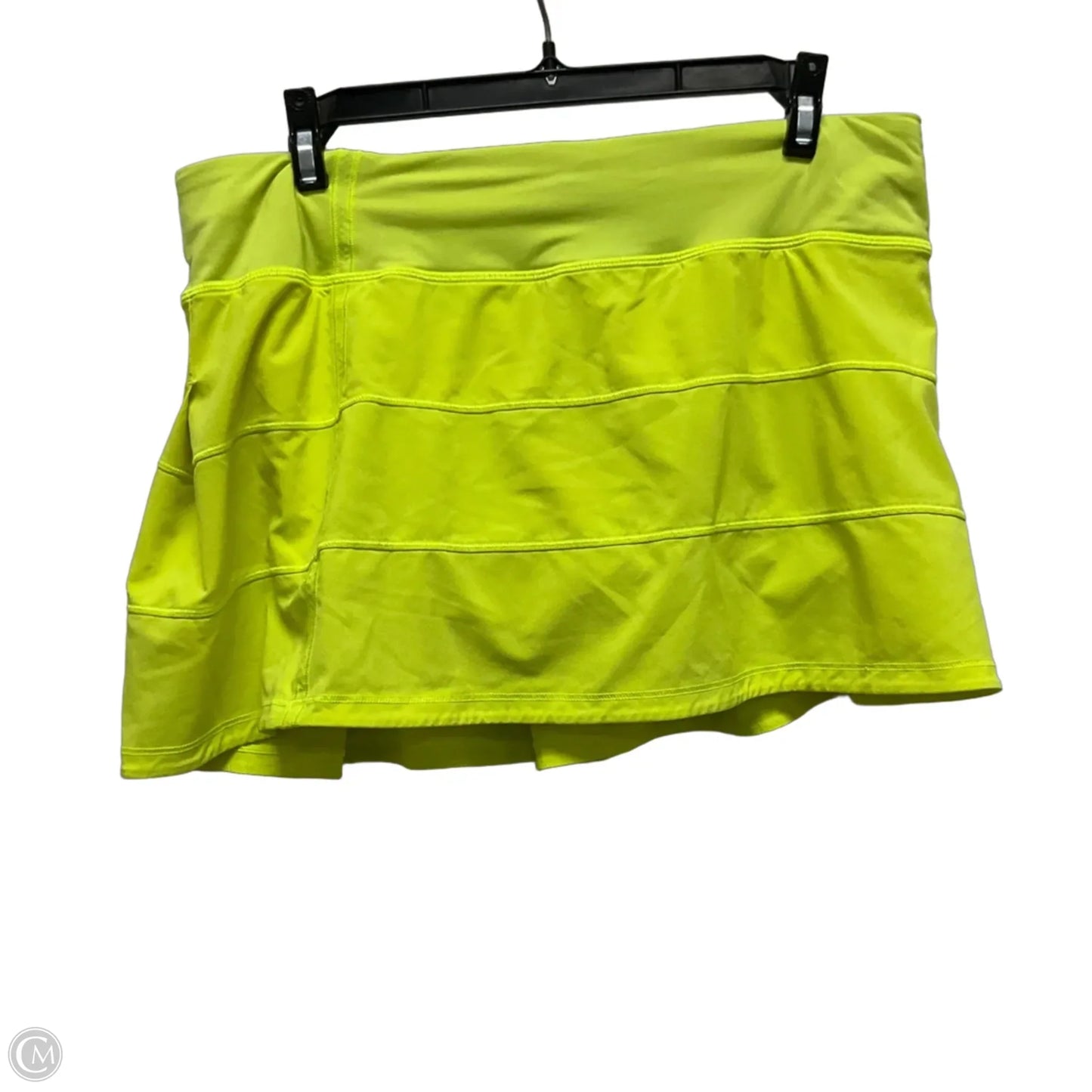 Athletic Skirt By Lululemon In Yellow, Size: 10