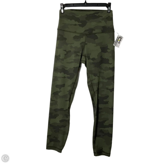 Athletic Leggings By Lululemon In Camouflage Print, Size: 6