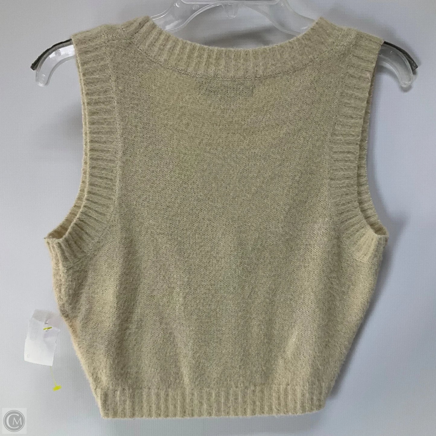 Vest Sweater By Urban Outfitters In Cream, Size: S