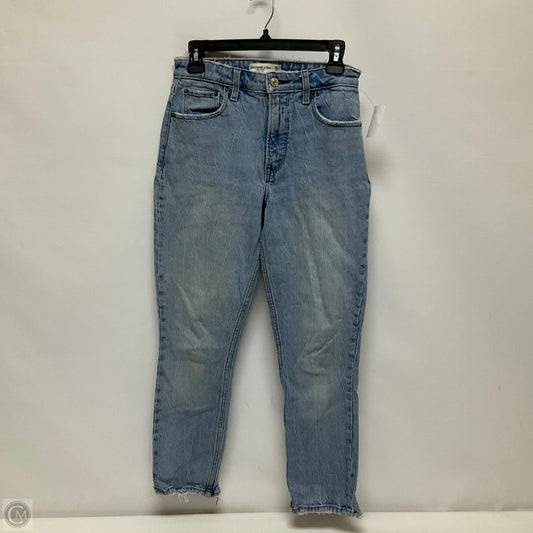 Jeans Skinny By Abercrombie And Fitch In Blue Denim, Size: 2