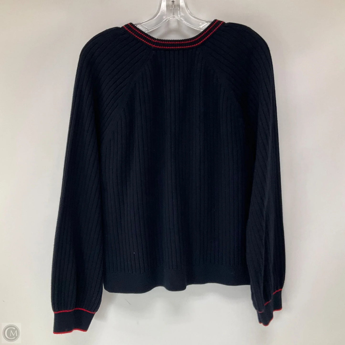 Sweater Cardigan By Talbots In Navy, Size: Xl