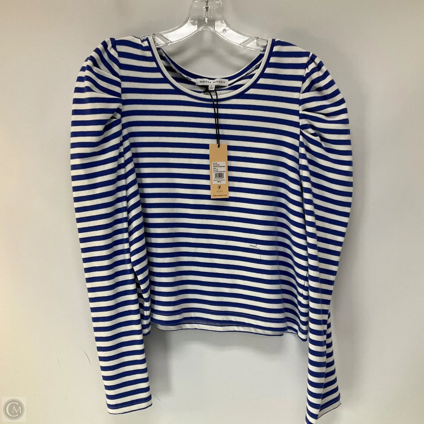 Sweatshirt Designer By Rebecca Minkoff In Striped Pattern, Size: L