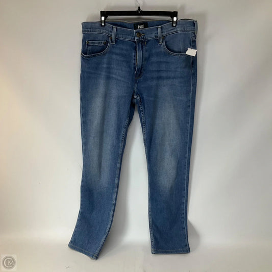 Jeans Skinny By Paige In Blue Denim, Size: 16