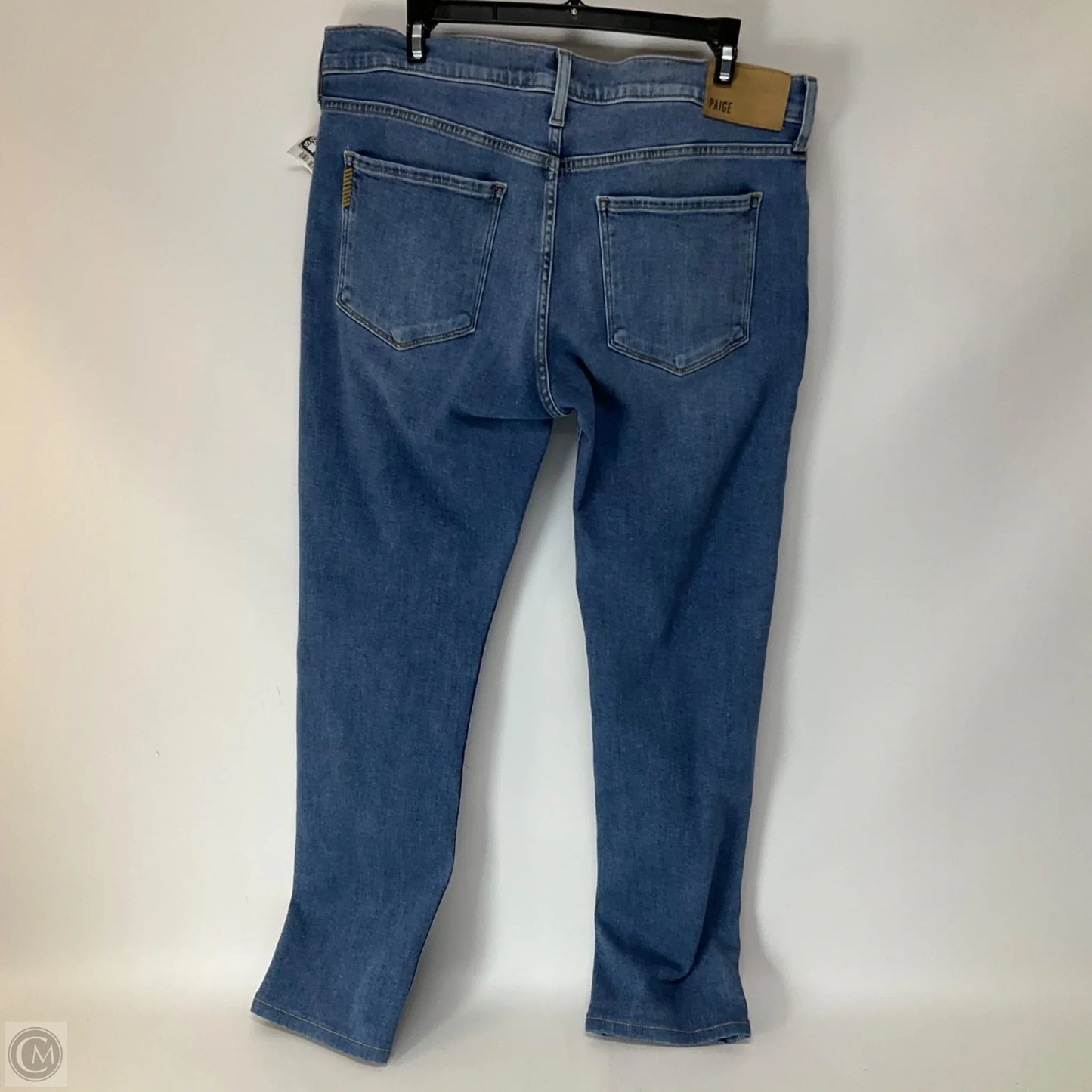 Jeans Skinny By Paige In Blue Denim, Size: 16