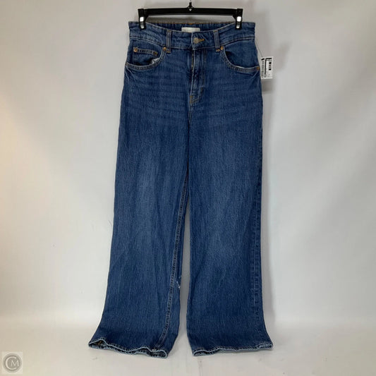 Jeans Wide Leg By H&m In Blue Denim, Size: 6