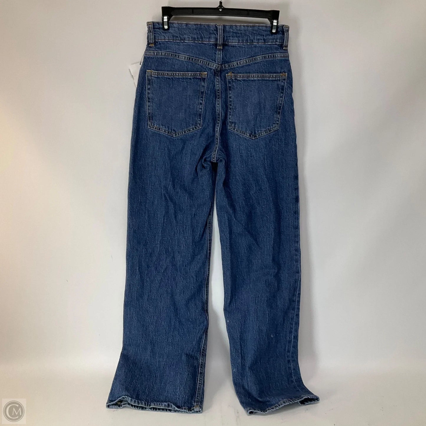 Jeans Wide Leg By H&m In Blue Denim, Size: 6