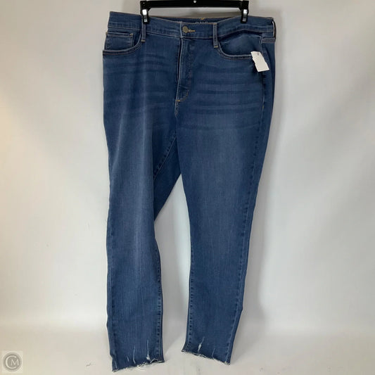 Jeans Skinny By Ana In Blue Denim, Size: 16