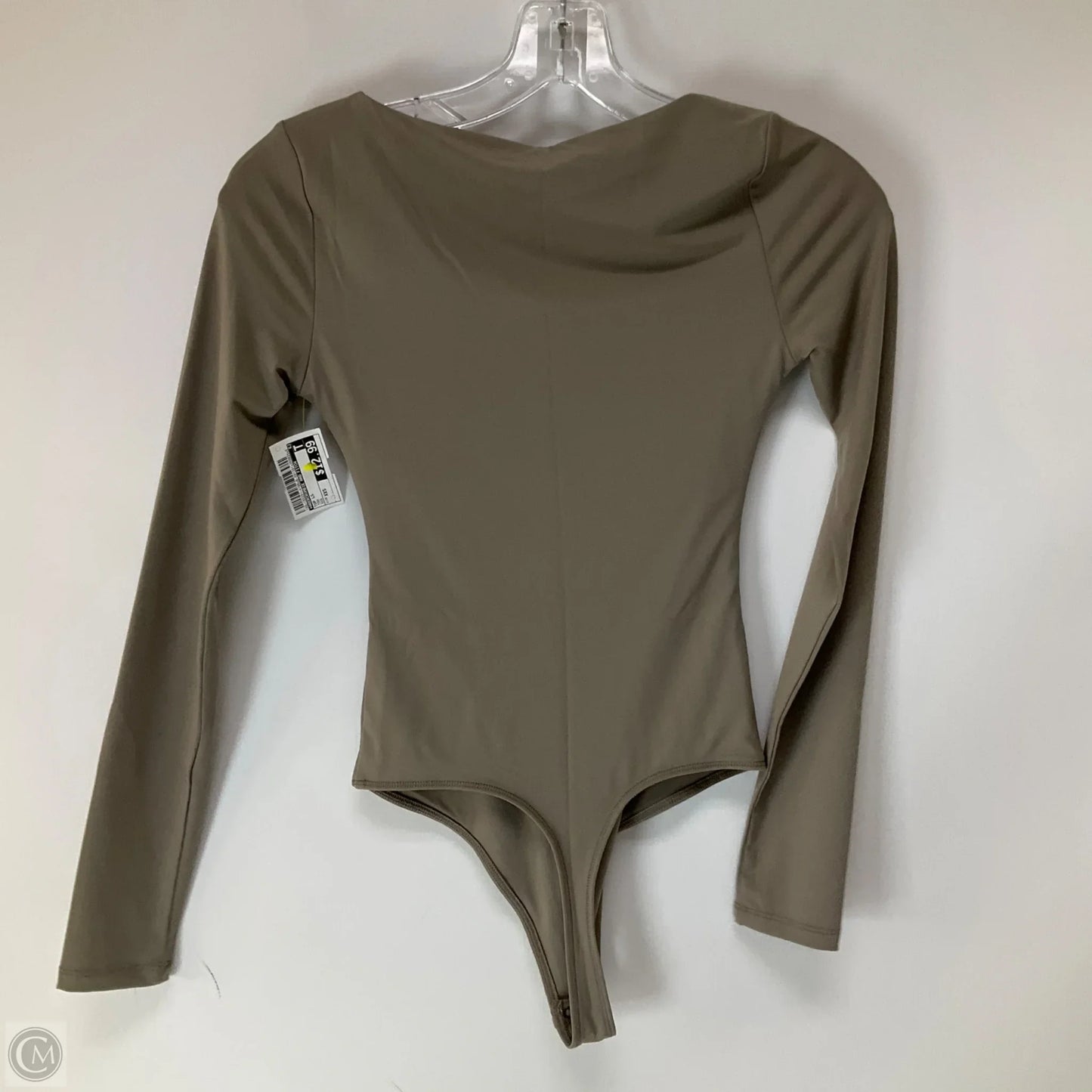 Top Long Sleeve By Abercrombie And Fitch In Tan, Size: Xxs