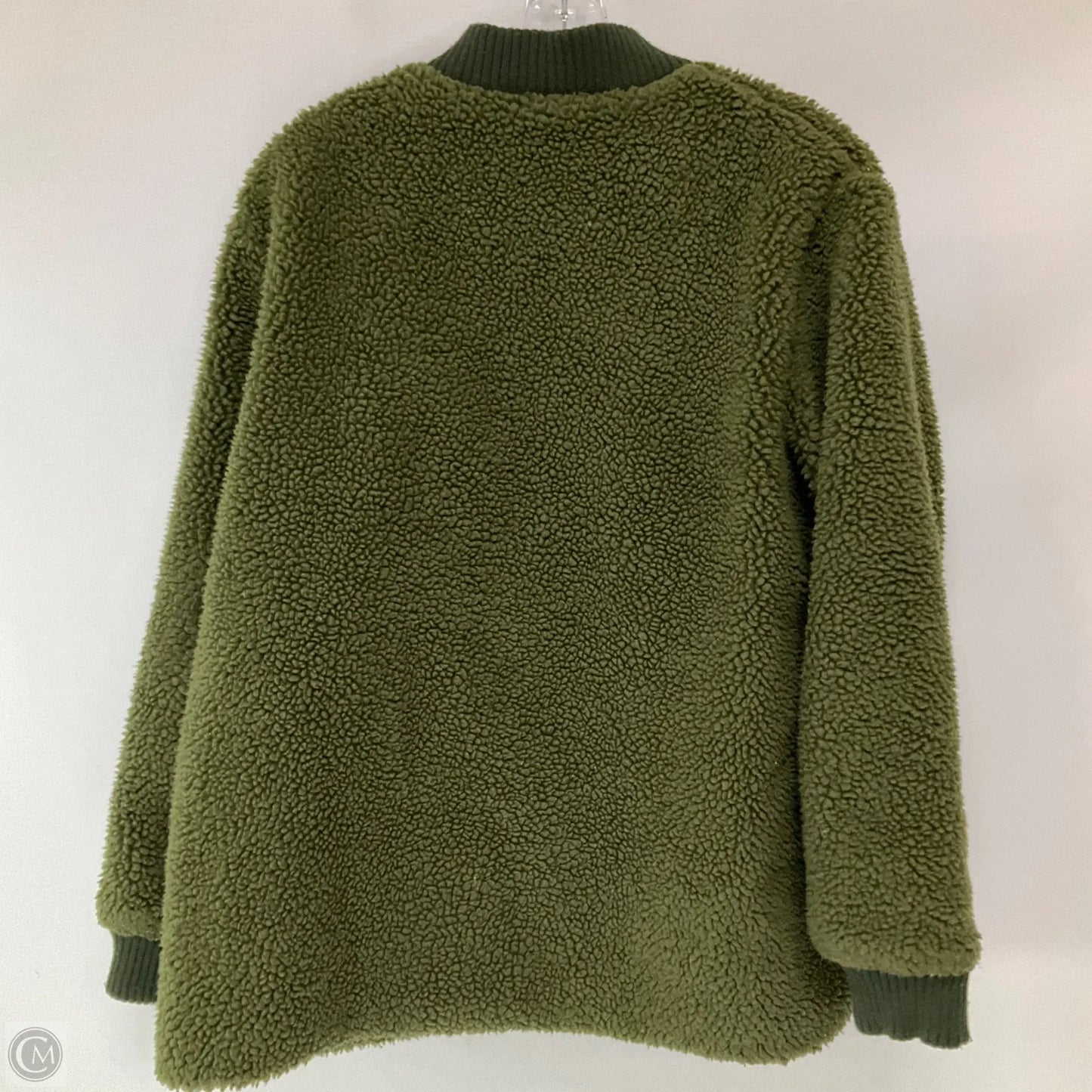 Jacket Fleece By Abercrombie And Fitch In Green, Size: L