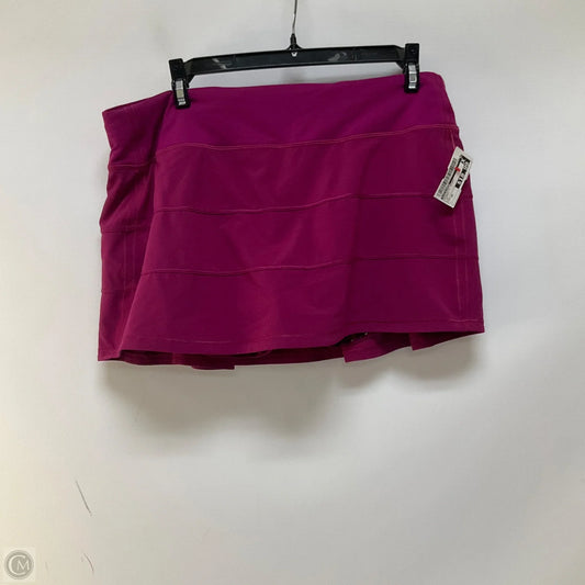 Athletic Skirt By Lululemon In Purple, Size: 10