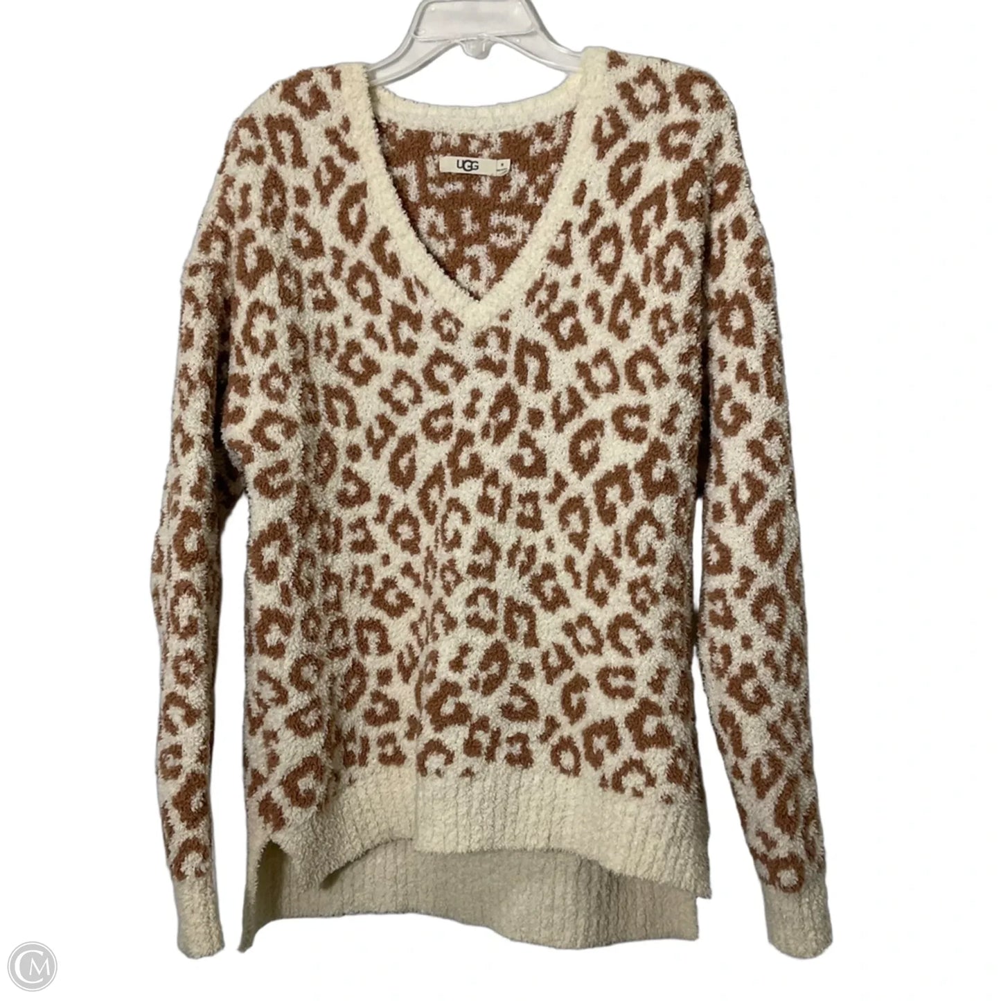 Sweater Designer By Ugg In Animal Print, Size: M