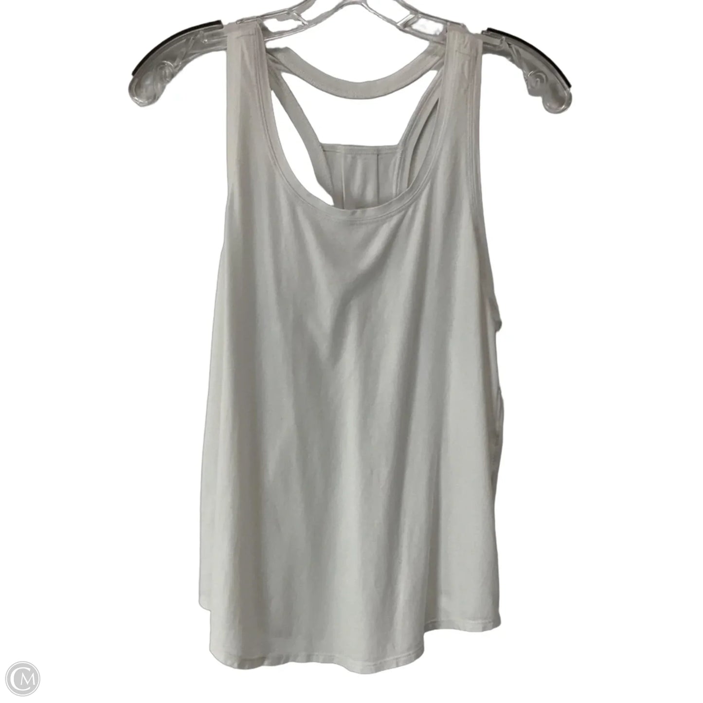 Athletic Tank Top By Lululemon In White, Size: 6