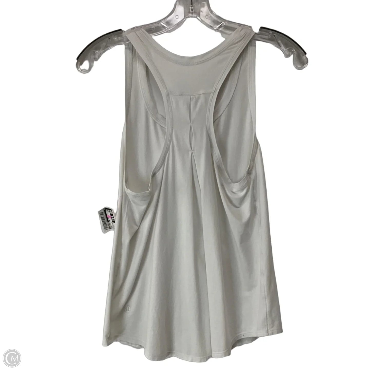 Athletic Tank Top By Lululemon In White, Size: 6