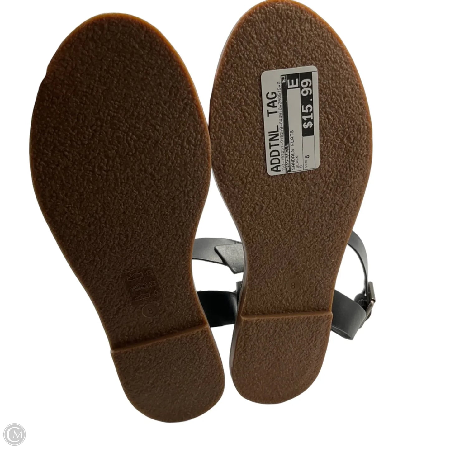 Sandals Flats By Madewell In Black, Size: 8