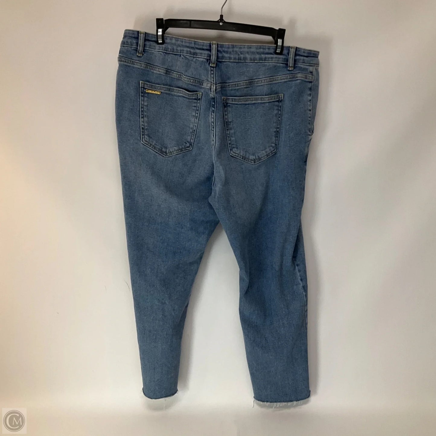 Jeans Wide Leg By Michael By Michael Kors In Blue Denim, Size: 14