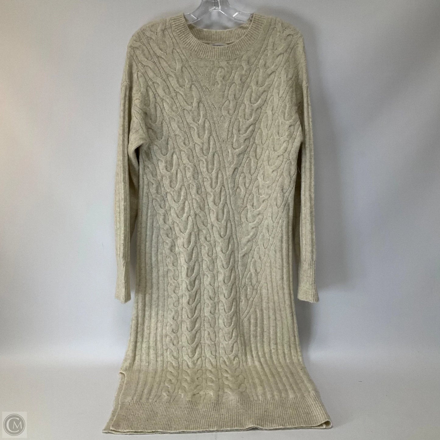 Dress Casual Midi By Nordstrom In Beige, Size: M