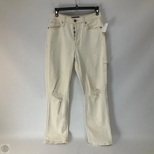Jeans Boot Cut By Cmc In White Denim, Size: 0