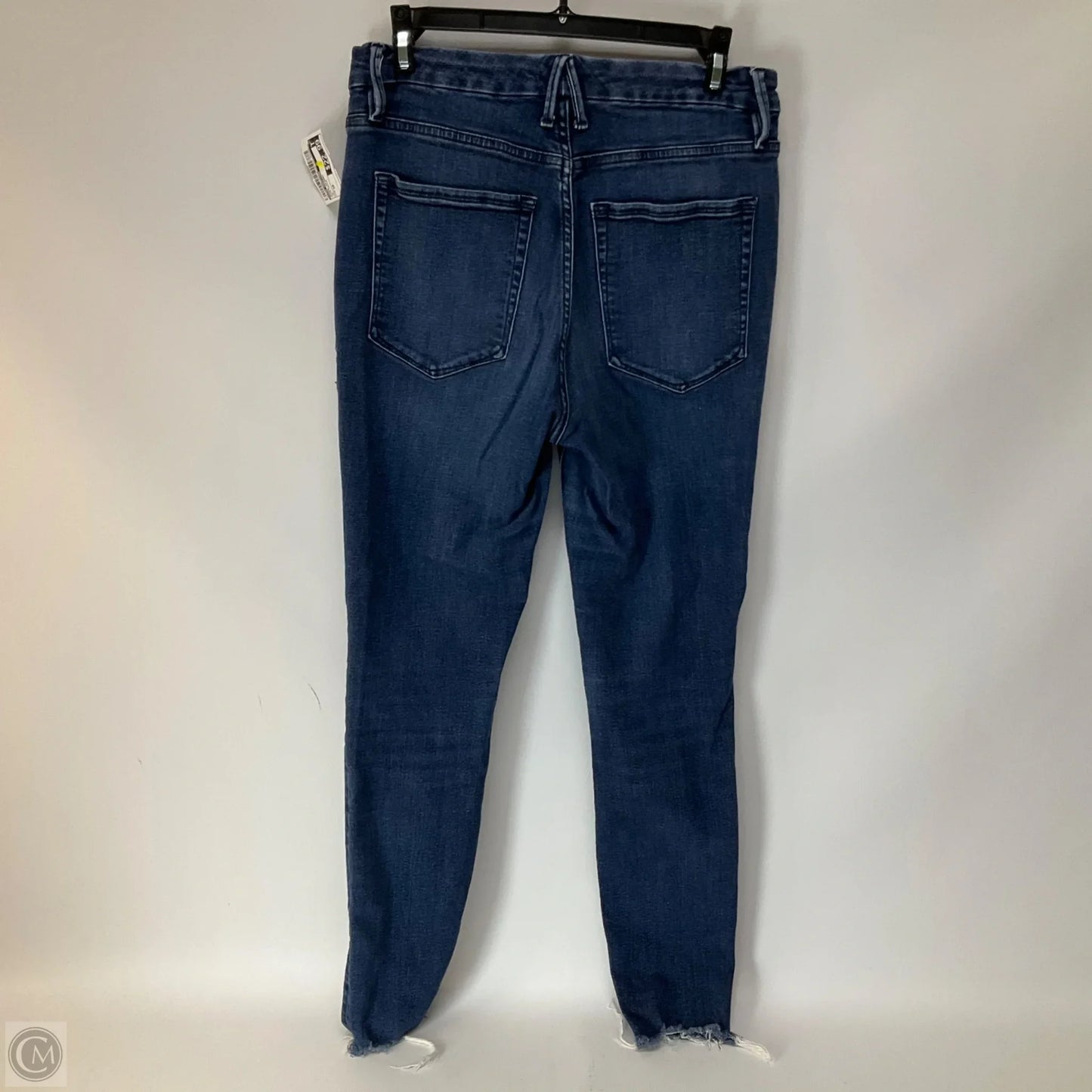 Jeans Skinny By Good American In Blue Denim, Size: 10