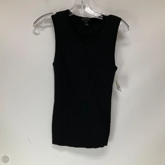 Top Sleeveless By Saks Fifth Avenue In Black, Size: L