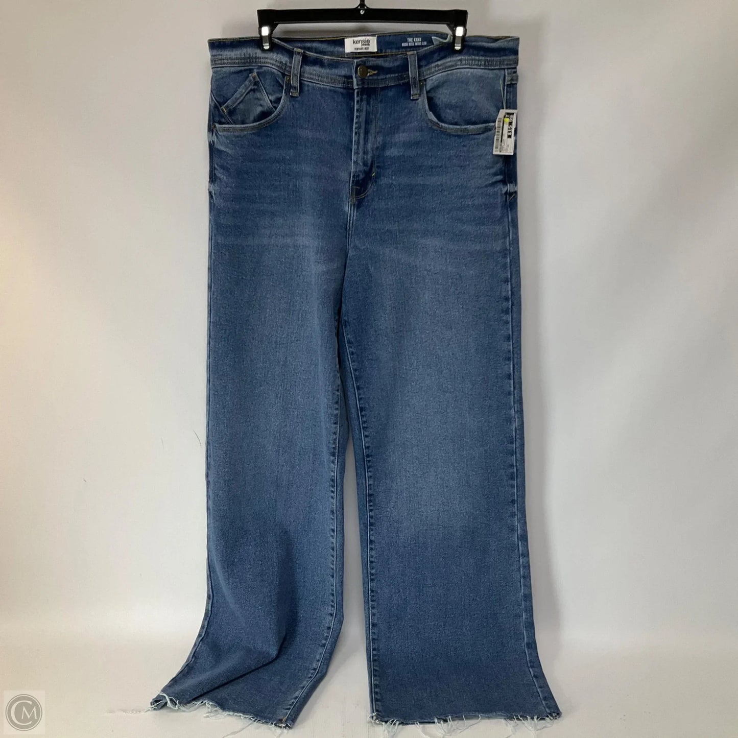 Jeans Wide Leg By Kensie In Blue Denim, Size: 12
