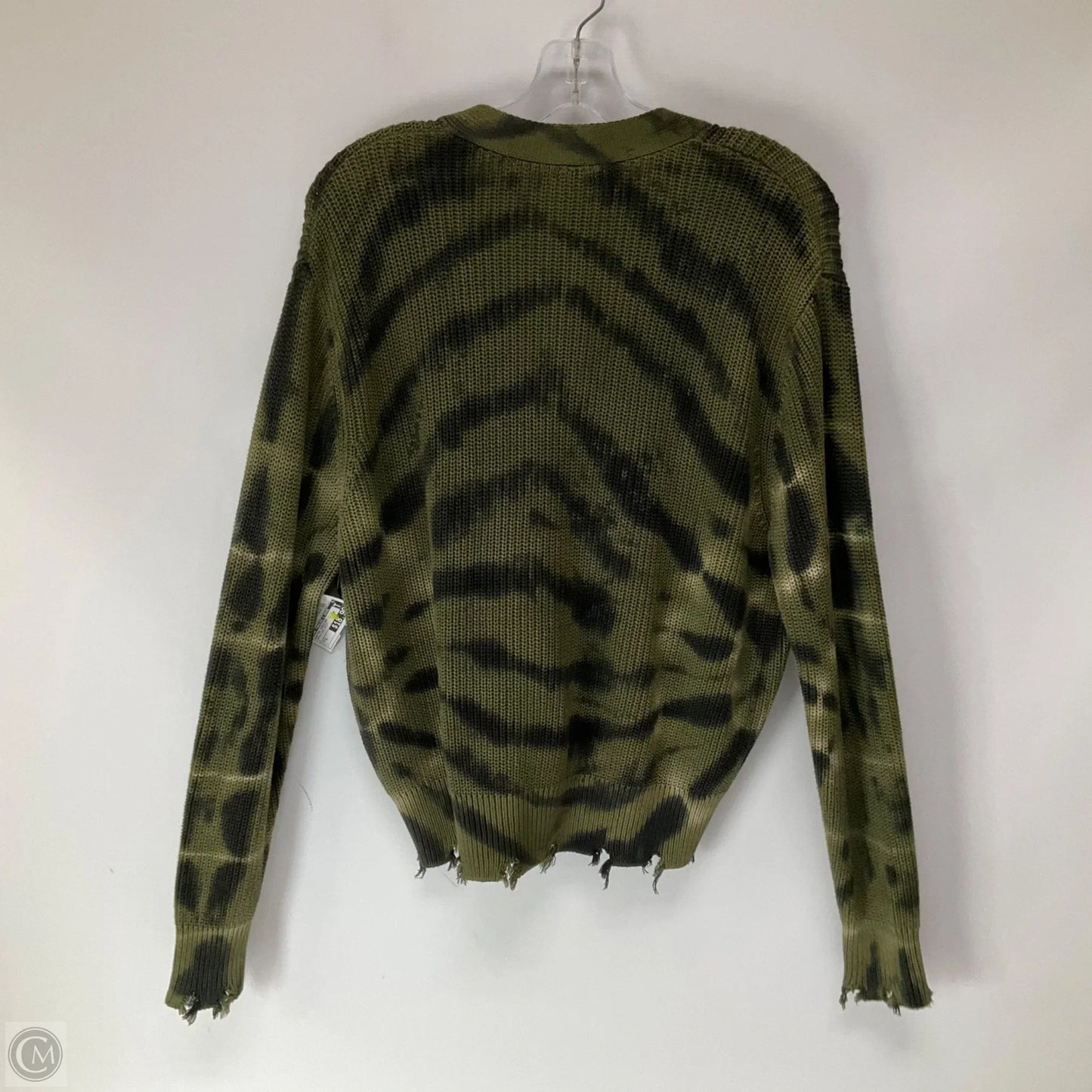 Sweater Cardigan By Young Fabulous & Broke In Camouflage Print, Size: S
