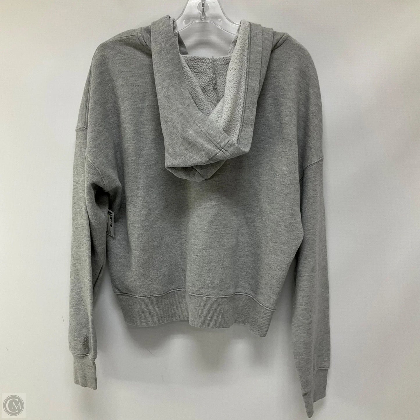 Sweatshirt Hoodie By Free People In Grey, Size: L