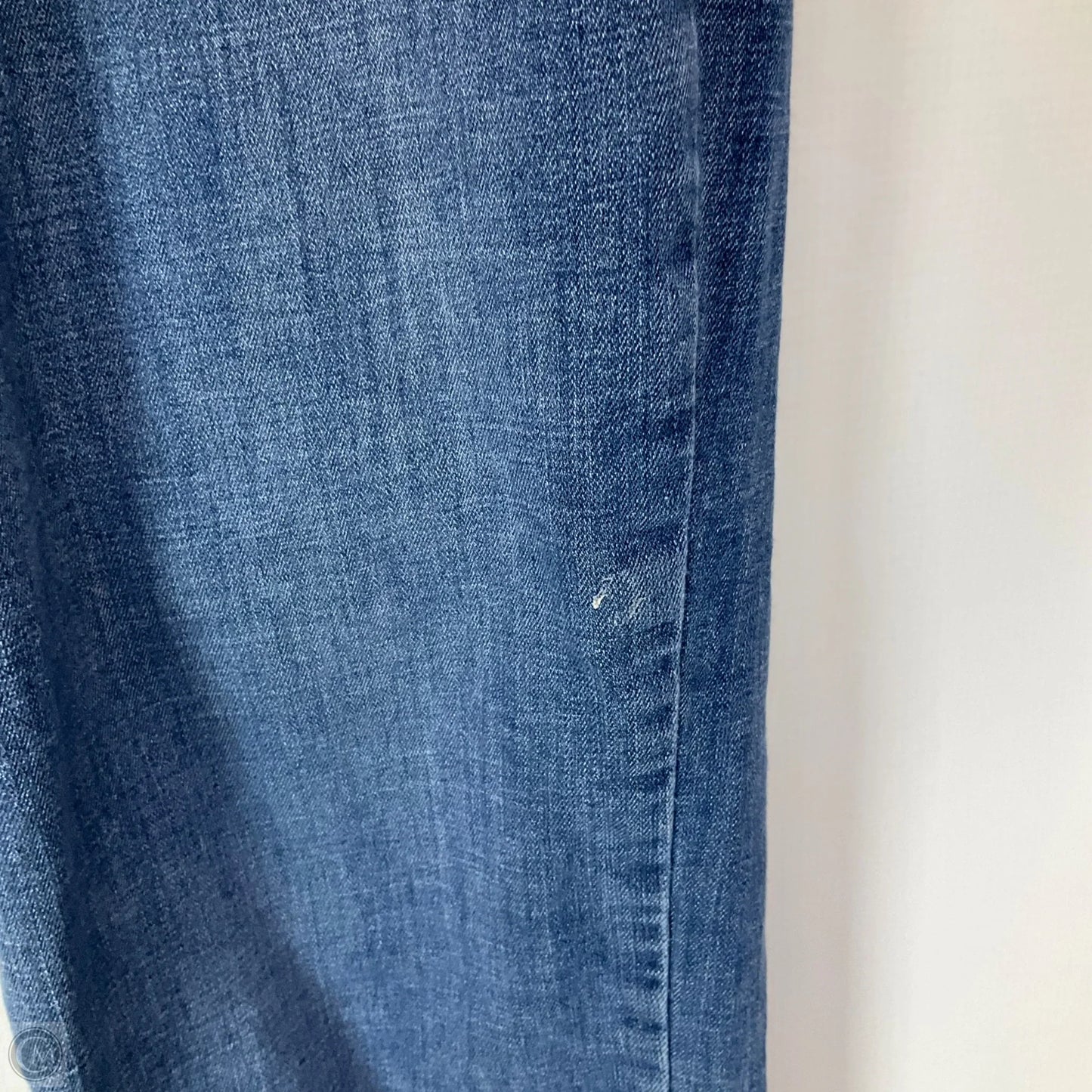 Jeans Straight By Levis In Blue Denim, Size: 12