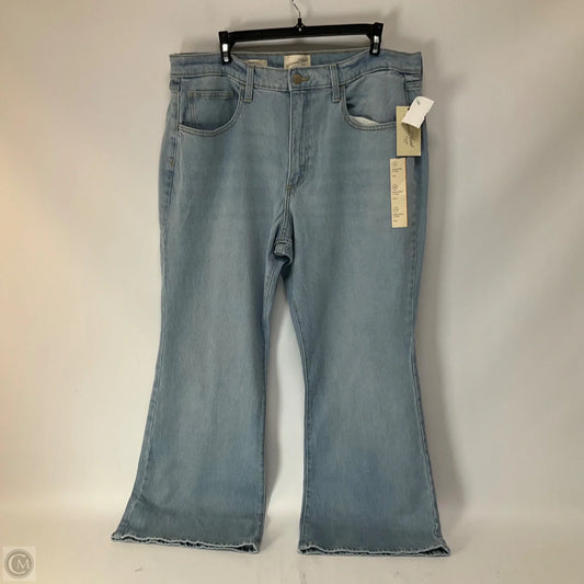 Jeans Flared By Universal Thread In Blue Denim, Size: 16