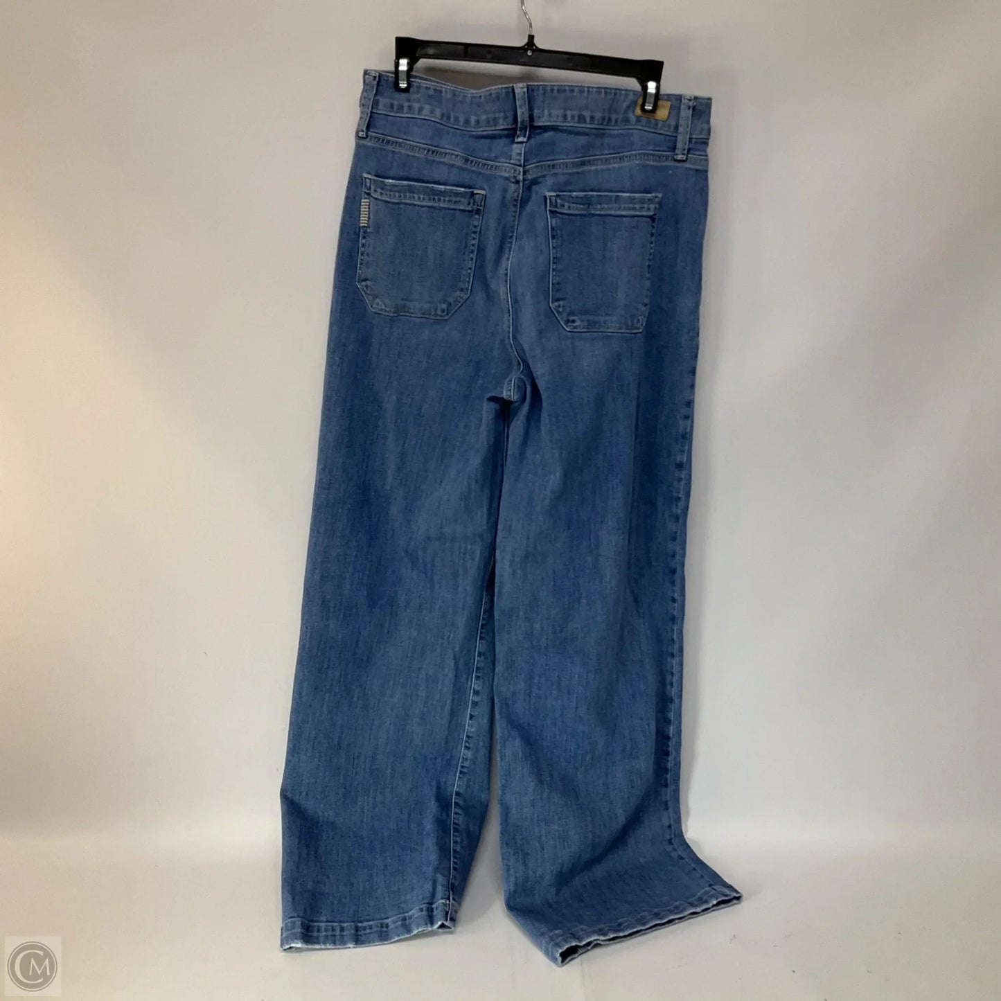 Jeans Wide Leg By Paige In Blue Denim, Size: 12