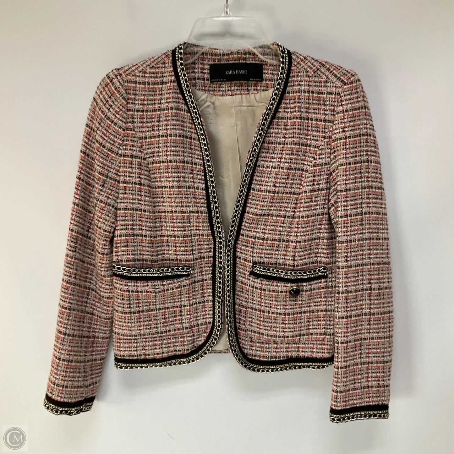 Blazer By Zara Basic In Pink, Size: Xs