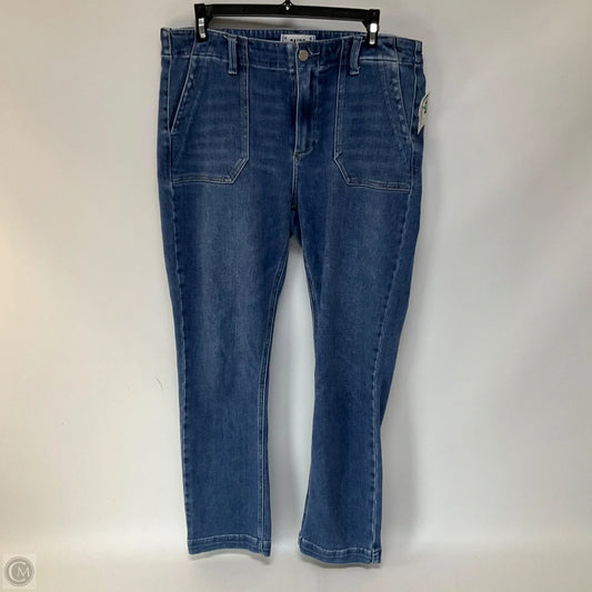 Jeans Straight By Paige In Blue Denim, Size: 10