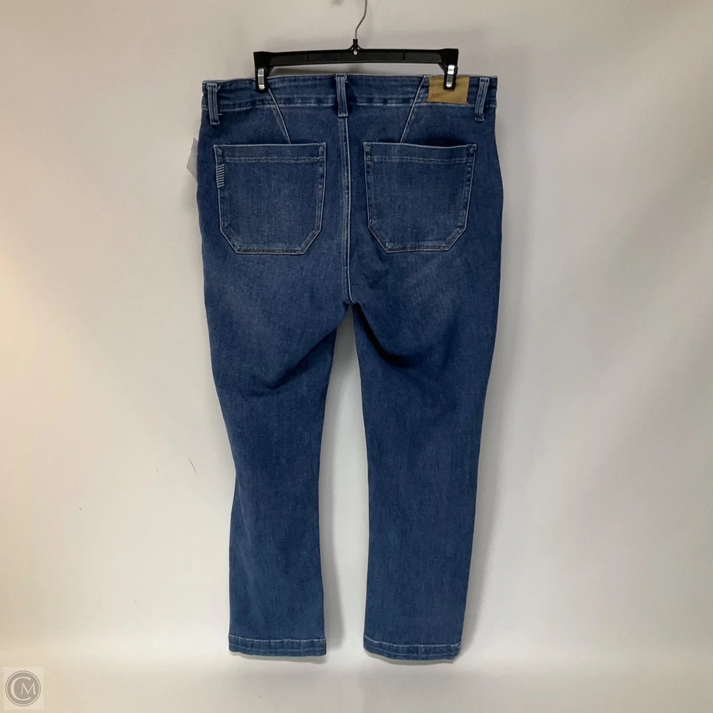 Jeans Straight By Paige In Blue Denim, Size: 10